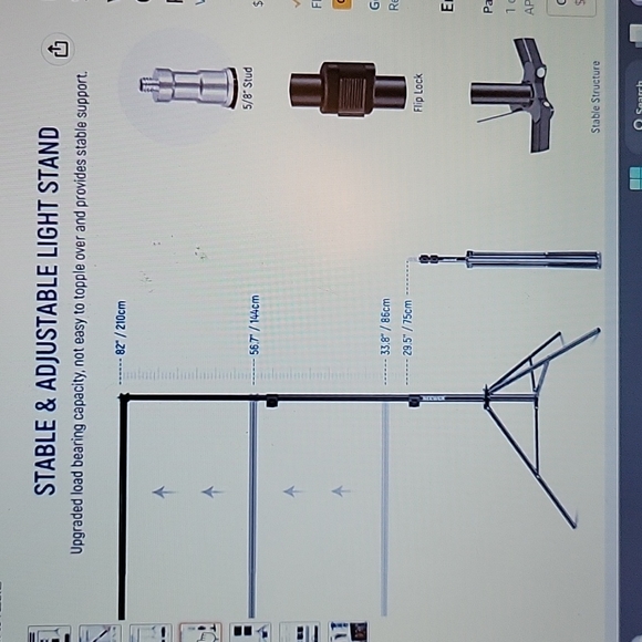 Neewer Cameras, Photo & Video Neewer Photo Studio Backdrop Support